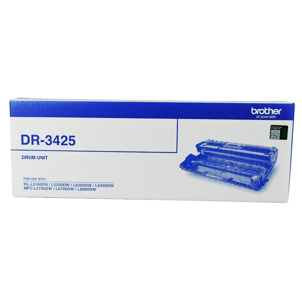 Brother DR-3425 Drum Unit -To Suit HL-L5100DN/L5200DW/L6200DW/L6400DW MFC-L5755DW/L6700DW/L6900DW