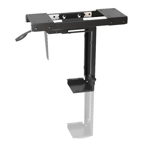 Brateck Adjustable Under-Desk ATX Case Mount with Sliding track, Up to 10kg,360° Swivel (LS)