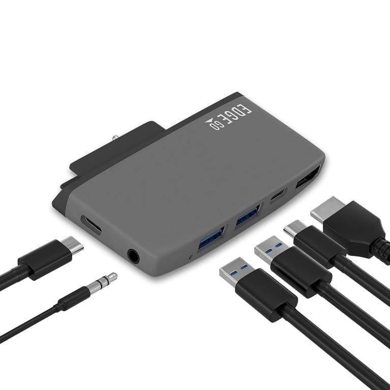 (LS) mbeat® Edge Go Multifunction USB- C Hub for Microsoft Surface Go (USB 3.0 Data x 2, USB-C Data x 1, HDMI, 3.5mm Audio, USB-C PD pass through