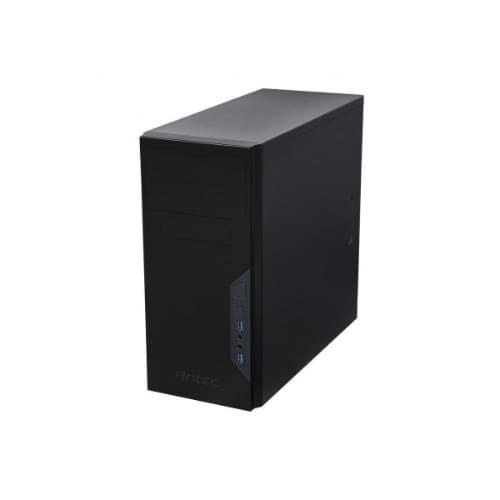 Antec VSK3000B-U3 - Black, Mini Tower, Micro-ATX/Mini-ITX, 2× USB 3.0, 1× 92mm Rear Fan, 4 Expansion Slots, Thermally Advantaged Chasis, 2Yr Wty