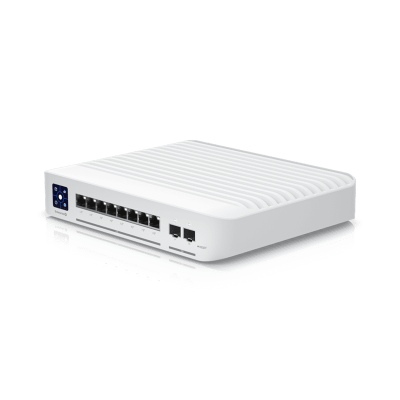 Ubiquiti Switch Enterprise 8-port PoE+ 8x2.5GbE, Ideal For Wi-Fi 6 AP, 2x 10g SFP+ Ports For Uplinks, Managed Layer 3 Switch,