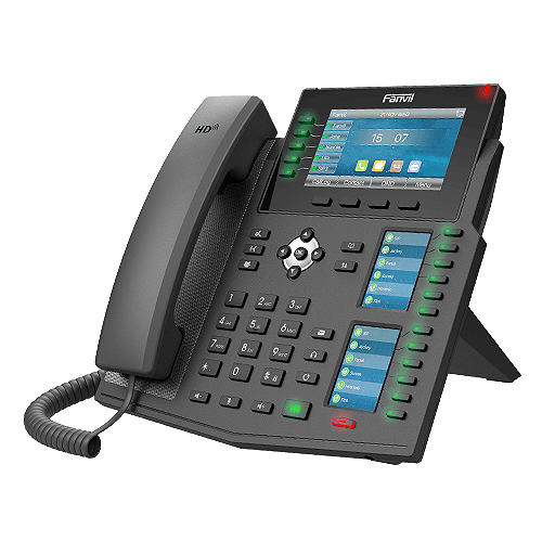Fanvil X6U Enterprise IP Phone - 4.3" (Video) Colour Screen, 20 Lines, 60 x DSS Buttons, Dual Gigabit NIC, Built in Bluetooth, *SBC Ready (V2)
