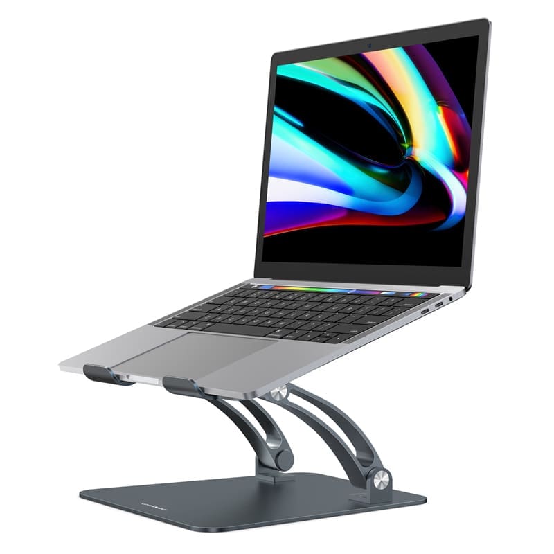 mbeatĀ® Stage S6 Adjustable Elevated Laptop and MacBook Stand Elegant and Ergonomic Sleek and Durable Material: Aluminium Alloy