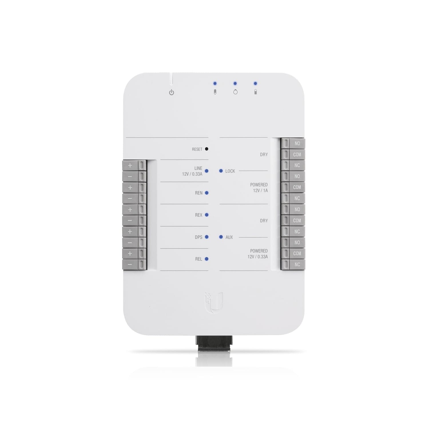 Ubiquiti UniFi Access Door HubSingle Door Entry MechanismPoE Power,Support UA-LITE UA-PRO,Four Inputs 12v Dry Relays for Most Door Lock