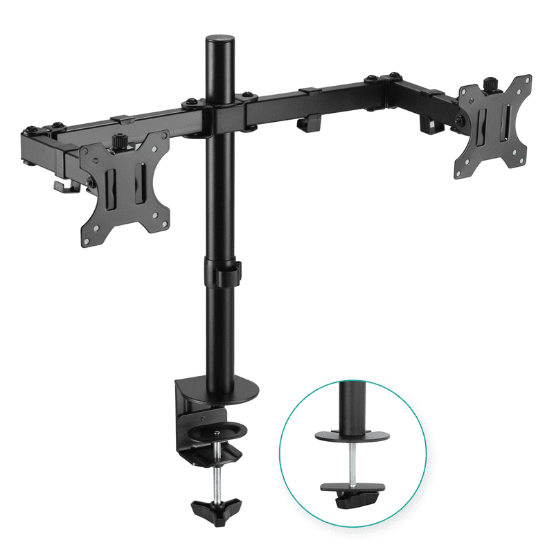 mbeat® activiva ErgoLife Dual Monitor Screen Double Joint Monitor Arm Detachable VESA 360° Rotary Two Mounting Options Net Weight: 4.3kg (LS)
