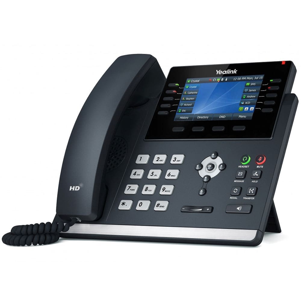*LS Yealink T46U 16 Line IP phone, 4.3" 480x272 pixel Colour LCD with backlight, Dual USB Ports, POE Support, Wall Mountable, Dual Gigabit,*LS