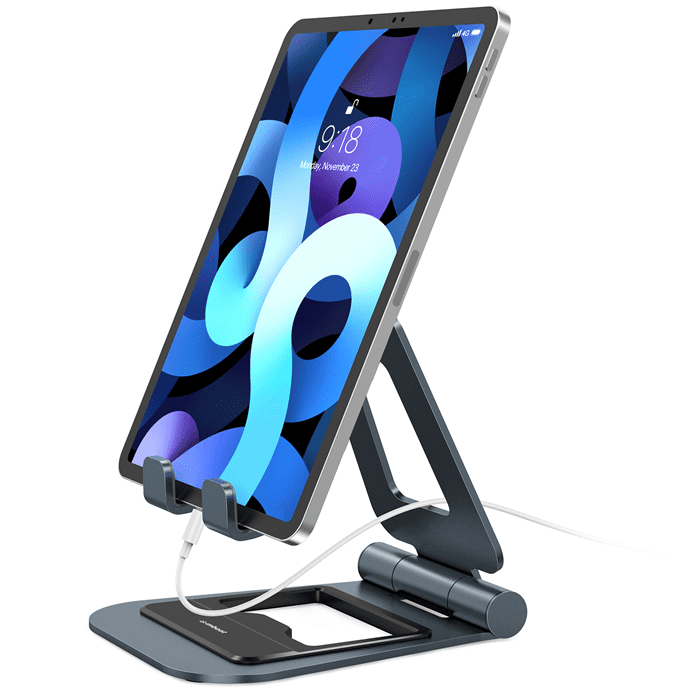 mbeatĀ® Stage S4 Mobile Phone and Tablet Stand Optimised Comfort Space Saving Portability Material: Aluminium alloy, ABS plastic Product Weight: 350g