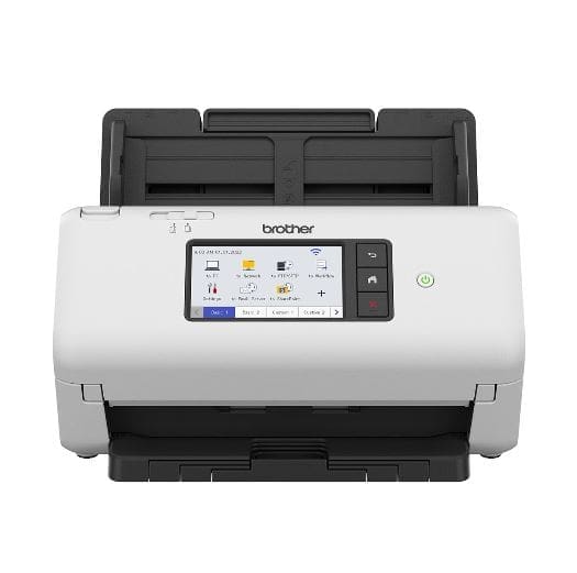 Brother ADS-4700W ADVANCED DOCUMENT SCANNER (40ppm) network scanner, w/ 10.9cm touchscreen LCD WiFi (2.4G)