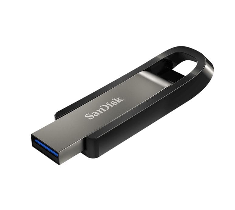 SanDisk 256GB Extreme GO USB3.2 Metal Flash Drive USB-A 400MB/s SecureAccess™ encryption software2 Lifetime Lifetime Warranty Black (LS)