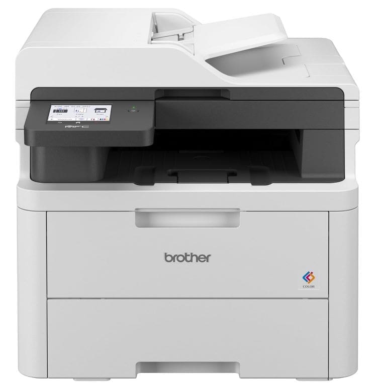 Brother MFC-L3755CDW Compact Colour Laser Multi-Function Centre - Print/Scan/Copy/FAX with Print speeds of Up to 26 ppm,2-Sided Print,single side scan