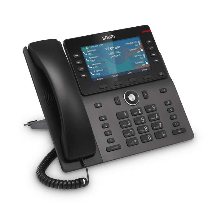 SNOM M58 DECT Handset, Backlit Keys, Bluetooth, HD Audio, Advanced Audio Quality, Shared Call Emulation (SCE), Headset connectable