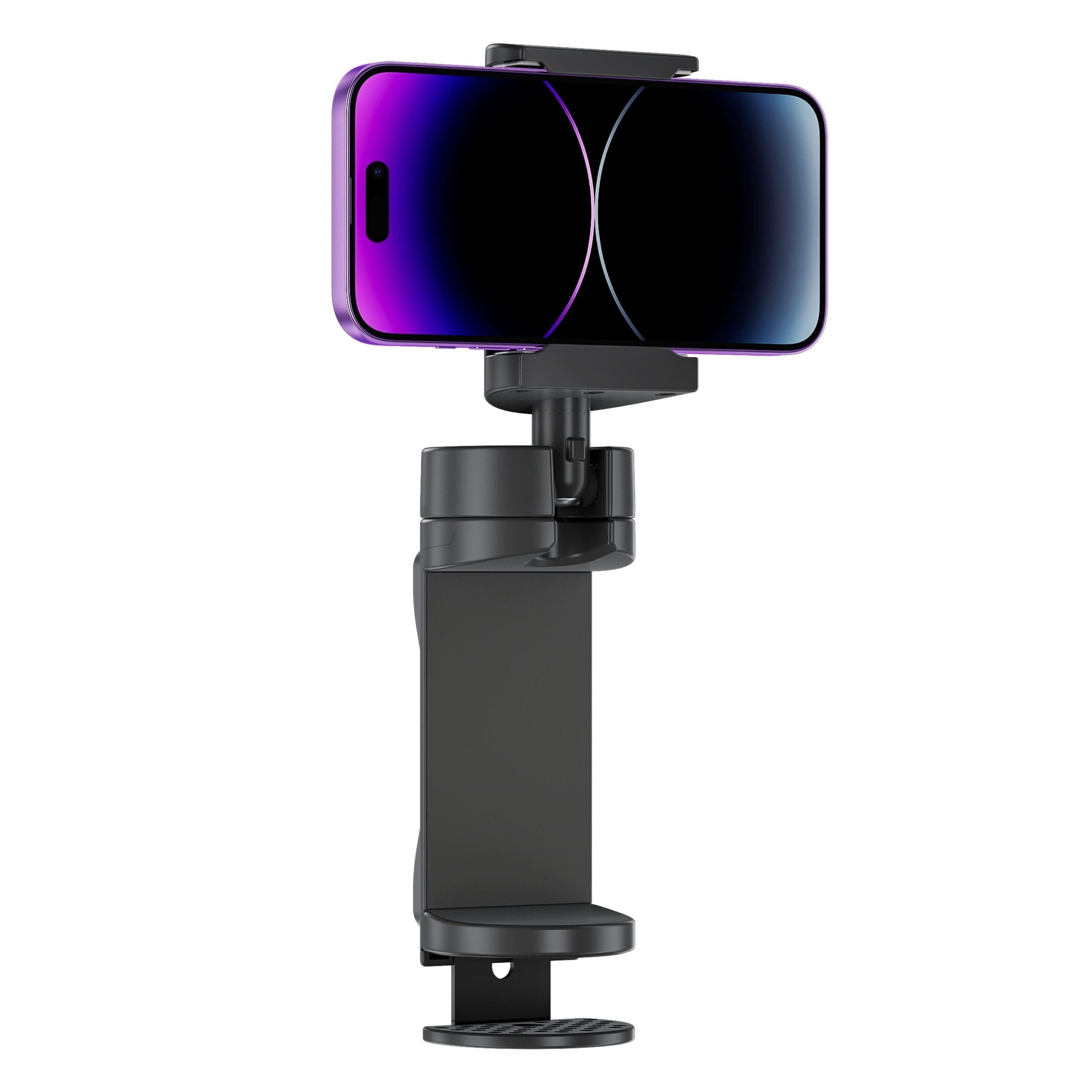 (LS) mbeatĀ® Portable Travel Phone Holder Portable Design/ 360 degree Rotatable Base/ Compact Lightweight/ Freestyle Adjustment Package Weight: 125g