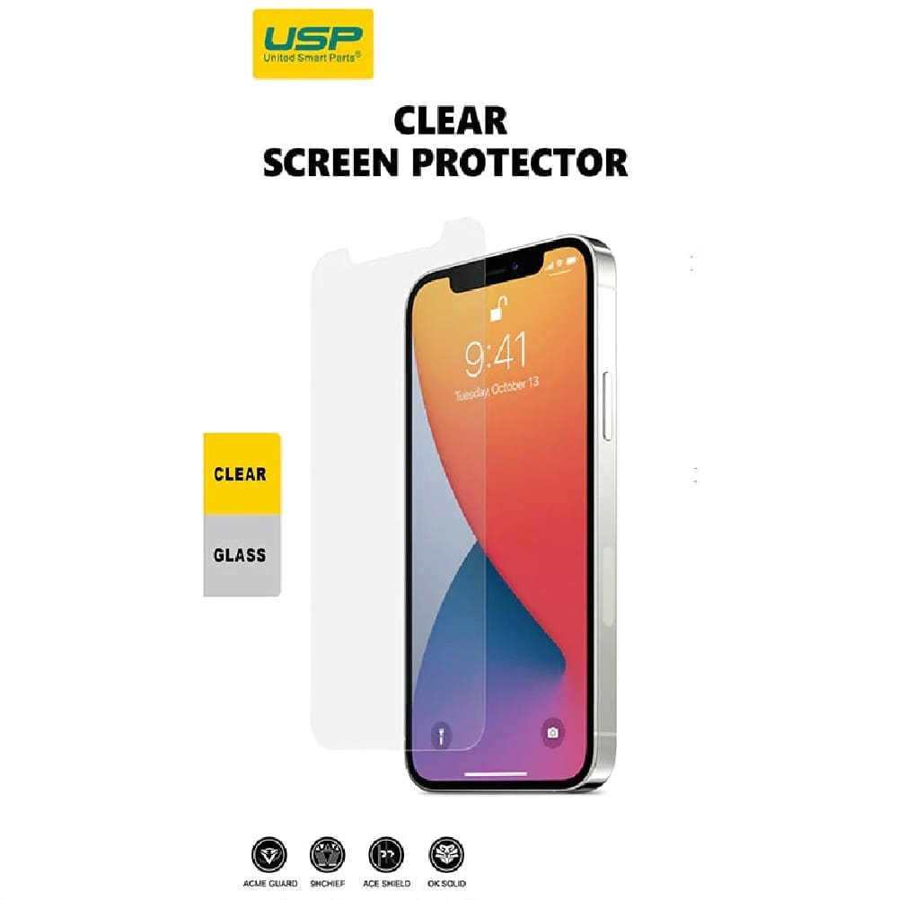 USP Apple iPhone SE (3rd 2nd Gen) and iPhone 8 / iPhone 7 (4.7") Tempered Glass Screen Protector - Full Coverage, 9H Hardness, 5 Years Warranty