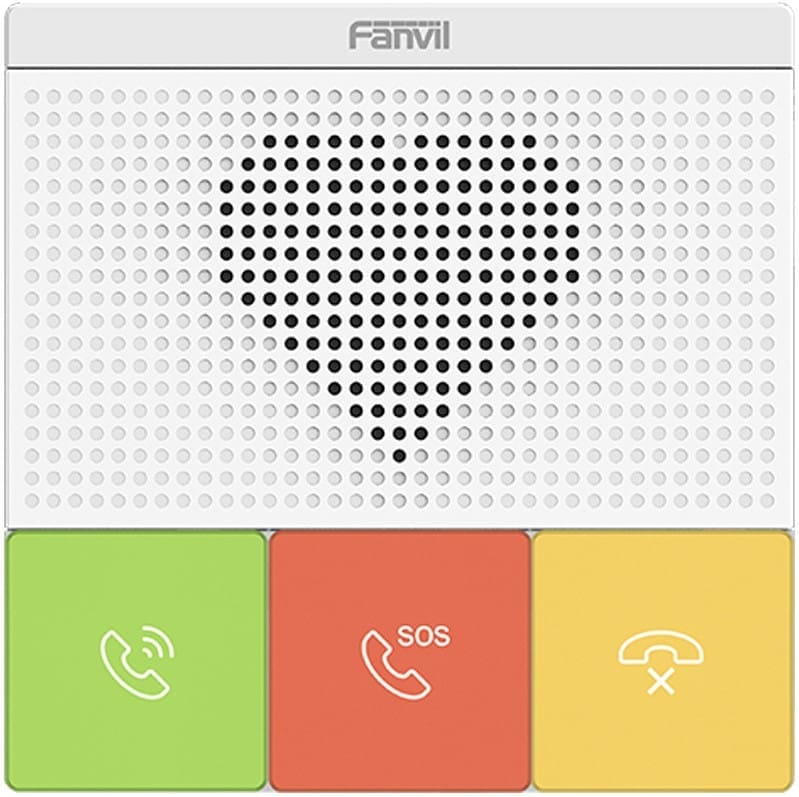 Fanvil Y501 2 SIP Lines Healthcare Intercom, HD Audio, Waterproof Dustproof, PoE Enabled, Wall Mountable, 10/100Mbps, 3 Button. Auto answe, No Wi-Fi