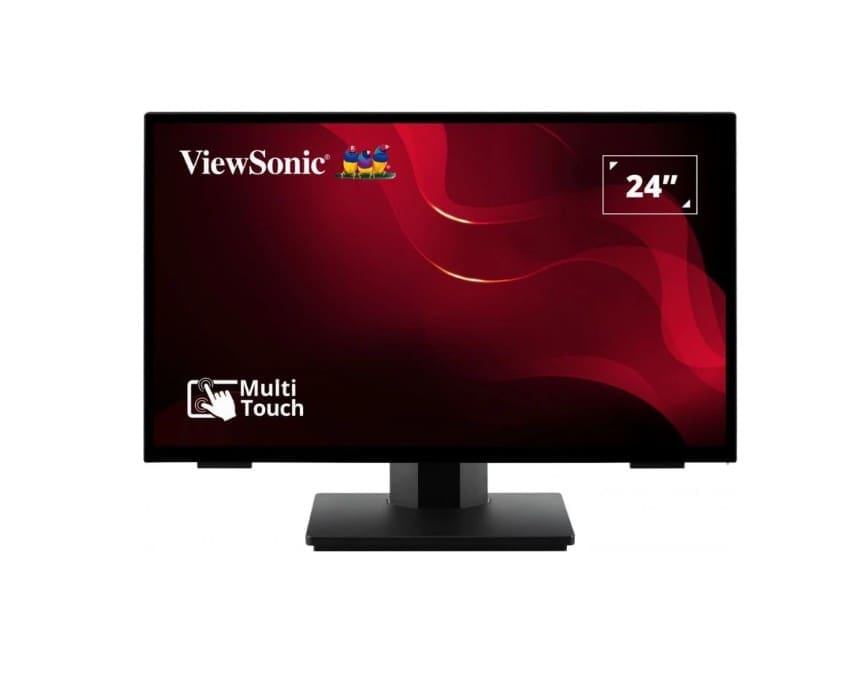ViewSonic 24” TD2465 10 Points PCAP POS, Retail, Mining. Wet Multi-Glove high-sensitive Projective Capacitive. Commercial and Industrial monitor