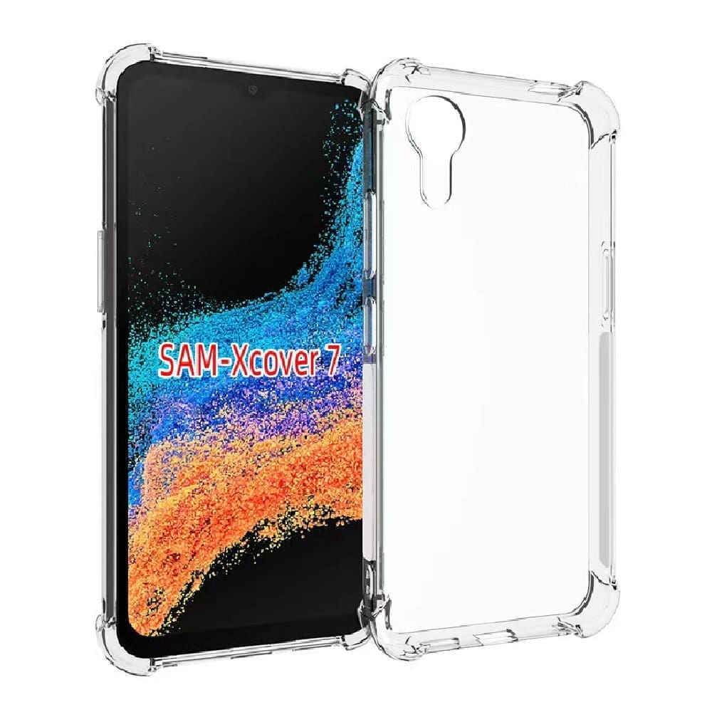 USP Samsung Galaxy Xcover7 (6.6") Jelly Clear Case - Shockproof, DropProof, Tough Gel, Flexibilty, Extra Grip, 5 Years Warranty