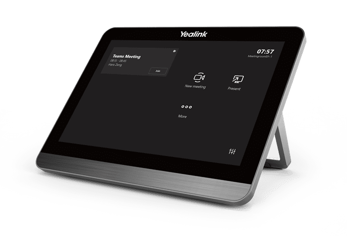 Yealink CTP18 Teams Collaboration Touch Panel, Annotation on Shared Content, Conference Control, Flexible Deployment, 8-Inch Touch Screen