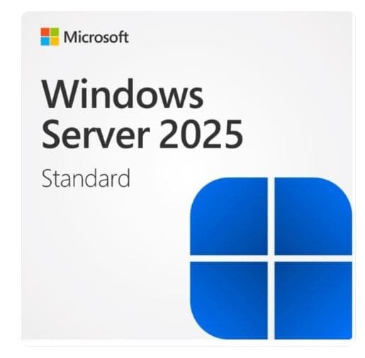 Microsoft Windows Server 2025 Standard Edition Base License for 16 Cores (OEM). Office and Corporate Enhanced Security Remote No Refund/Downgrade