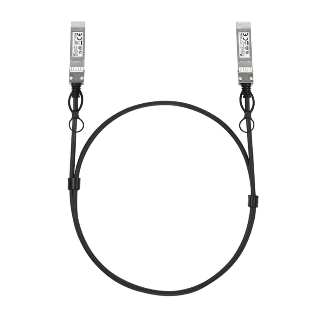 TP-Link SM6220-1M Omada 1 Meter 25G SFP28 Direct Attach Cable, Up to 1 m Distance, Support data rate of 25Gbps and 10Gbps, Compatible with 25G SFP28