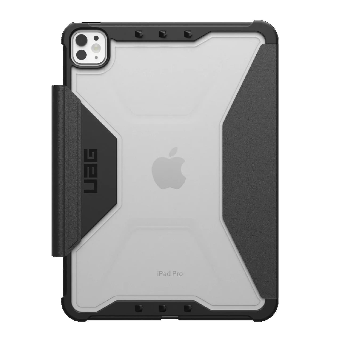 UAG Plyo Apple iPad Pro (11") (M5/M4) (8th/7th Gen) Folio Rugged Case - Black/Ice (124477114043), DROP+ Military Standard, 10 Years Warranty