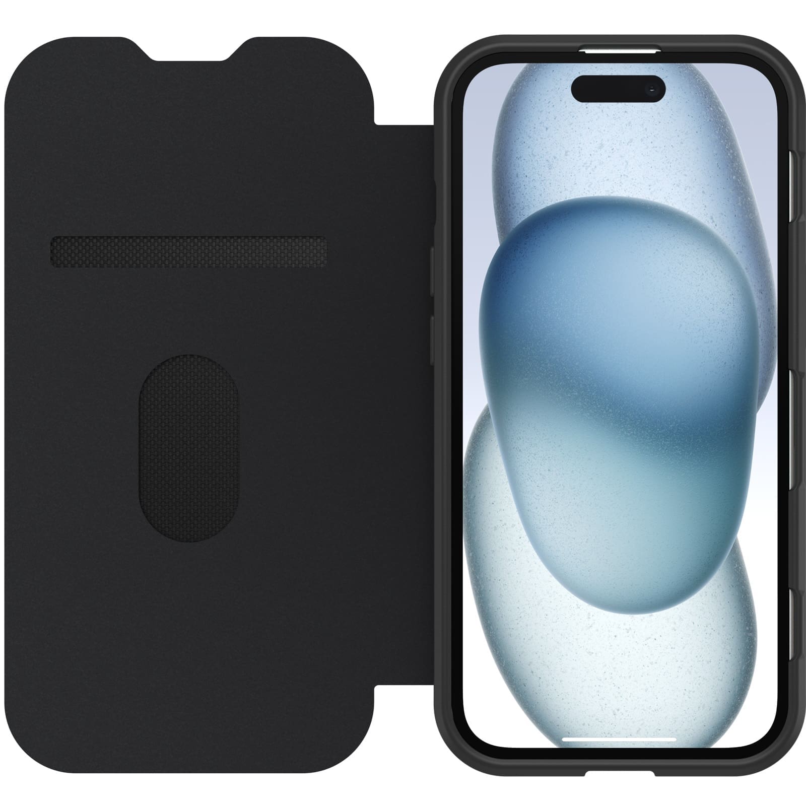 OtterBox React Folio MagSafe Apple iPhone 17e / iPhone 16e / iPhone 15 / iPhone 14 / iPhone 13 (6.1") Case Black Crystal (Clear/Black) ,7 Years Warra