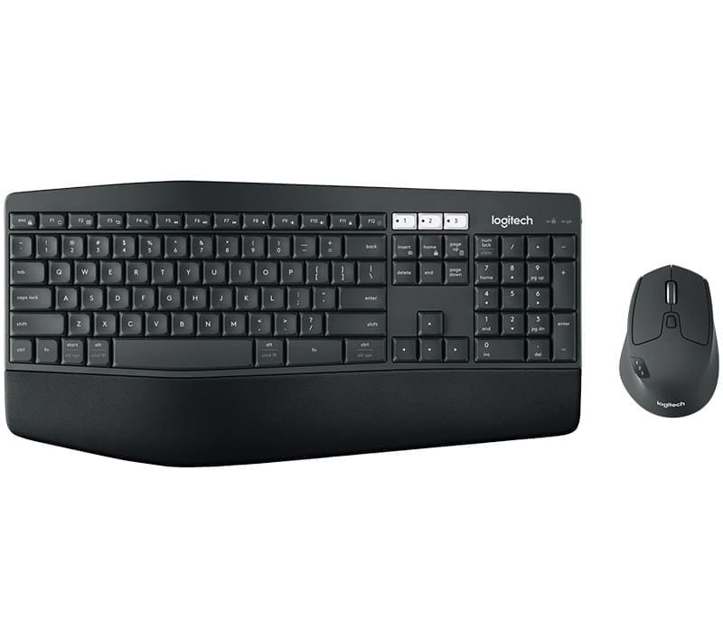 (LS)Logitech MK850 Wireless Desktop Keyboard Mouse Combo 3 year battery Incurve keys Low profile Cushioned palm rest ~920-002510 KBLT-MK710 KBLT-MX800