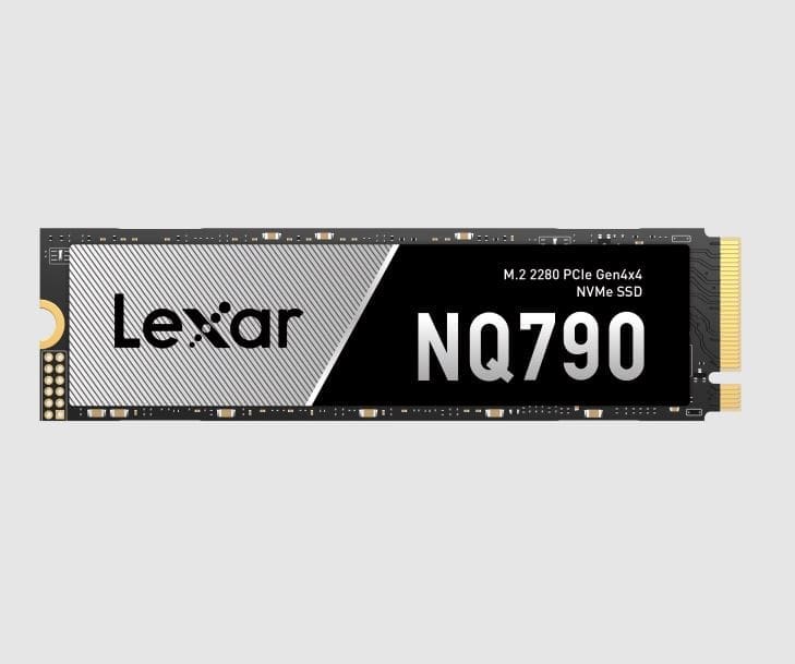 Lexar LNQ790X002T-RNNNG Internal SSD 2TB M.2 2280 PCIe Gen 4x4 NVMe SSD up to 7000MB/s read, 6000MB/s write- 5 year limited warranty