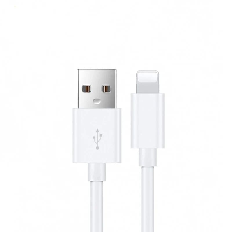 USP Lightning to USB-A Cable (2M) White - Quick Charge Connect, 2.4A Rapid Charge, 480Mbps Transfer, Fast Charge,Tested 10K+ Bend, 5 Years Warranty