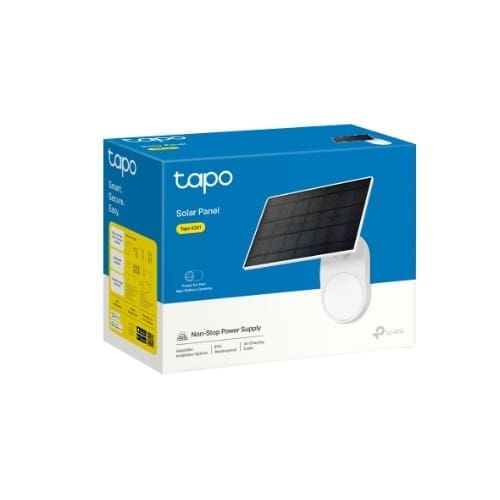 TP-Link Tapo A201 Solar Panel, Compatible with all Tapo Battery Cameras (Tapo C420, Tapo C410, and Tapo C400)