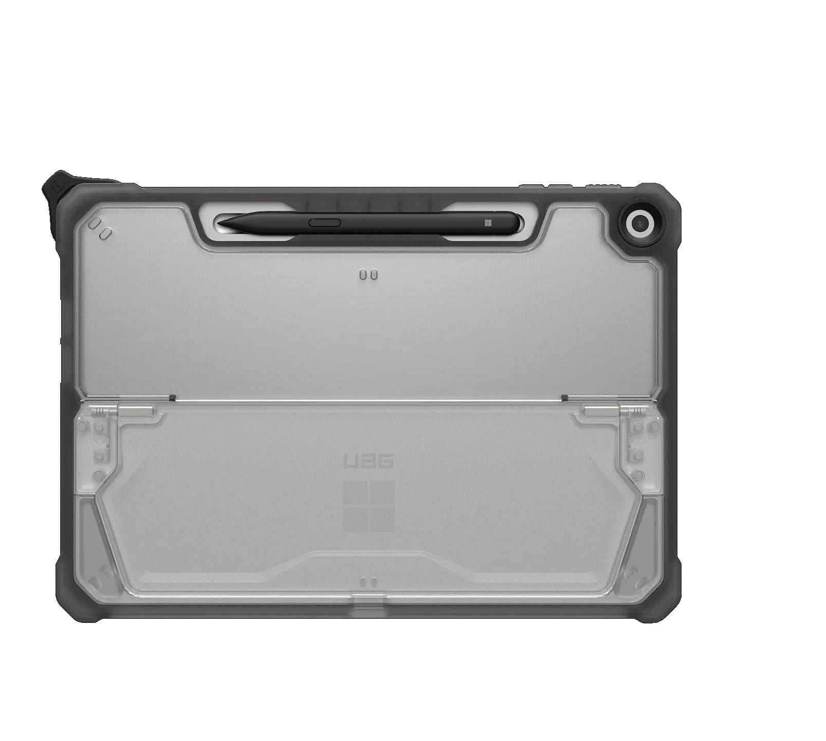 UAG Plyo Microsoft Surface Pro (12") (1st Edition) Rugged Case - Ice/Ash (324021114331), Built-in Kickstand, Surface Slim Pen Holder, 10-Year Warranty