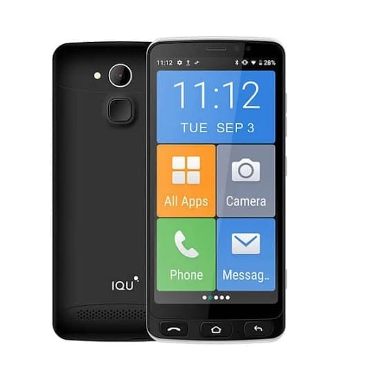 IQU SmartEasy Q50 4G 16GB - Black (SMARTEASYQ50BLACK)*AU STOCK*, 5.5", IPS FW+, 2GB/16GB, 8MP/5MP,Single SIM, 2400mAh, 1 Year Warranty