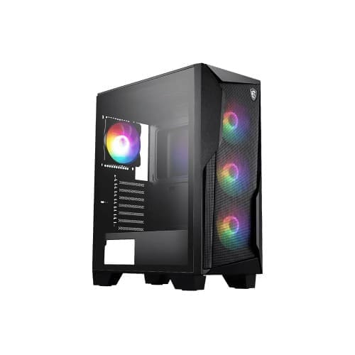 MSI MAG FORGE 130A AIRFLOW ATX Case, 2x USB 5Gbps, 1x Mic-in / Audio-out, 1x LED, 3x 2.5", 2x 2.5"/3.5", ATX / Micro-ATX / Mini-ITX
