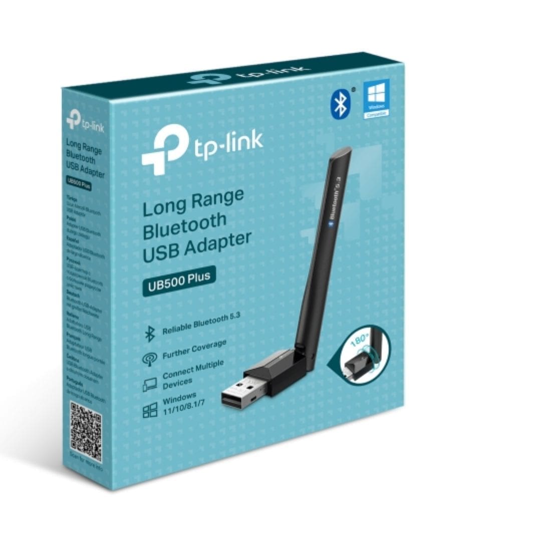TP-Link Bluetooth 5.3 USB Adapter for PC or Laptop, Long Range Wireless Connectivity, Adjustable Multi-Directional Antenna,Security Reliability, Pl