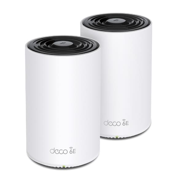 (CH)TP-Link Deco XE75 AXE5400 Tri-Band Mesh Wi-Fi 6E System (2-pack) 574 Mbps at 2.4 GHz + 2402 Mbps at 5 GHz + 2402 Mbps at 6 GHz