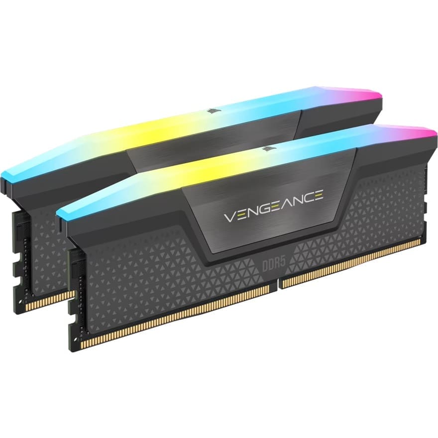 Corsair Vengeance RGB 32GB (2x16GB) DDR5 DRAM 6400MT/s CL36 Memory KitRGB 32GB (2x16GB) DDR5 DRAM 6400MT/s CL36 Memory Kit
