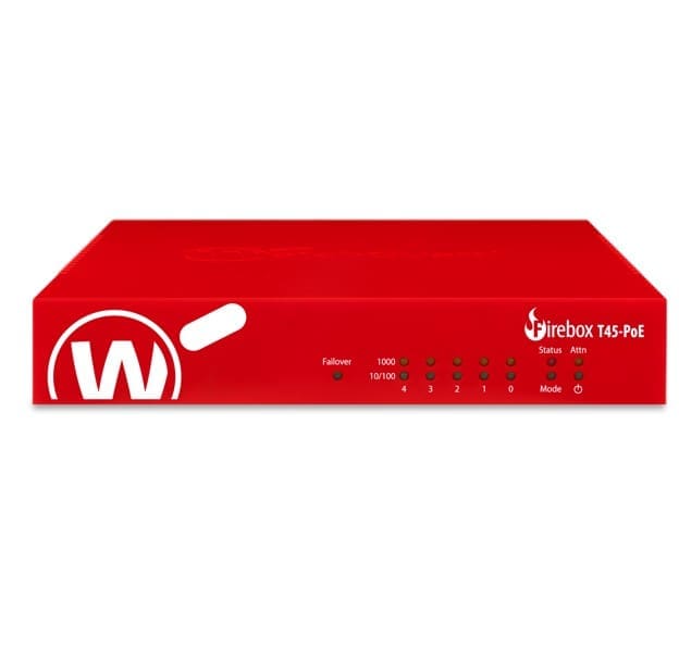 WatchGuard Firebox T45-PoE Appliance Only (AU) – License Not Included (Requires Separate WG License Purchase)