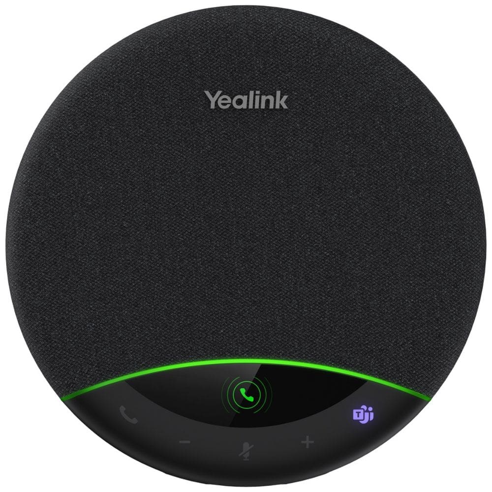 Yealink SP96 USB-C/A,AI Noise Cancellation,6 Mic for 5m All-round Voice Pick Up,65 mm Bluetooth Wireless Speaker,Full Duplex Audio Echo Cancellation