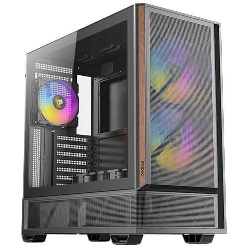 Antec P30 ARGB Mid Tower, 478×222×465 mm, Steel+Plastic+Wood, ATX/mATX/ITX, 4mm TG, 2xUSB3.0, Type-C, 7 slots, 2/1×3.5"/2.5", ARGB fans 3+2, GPU 405
