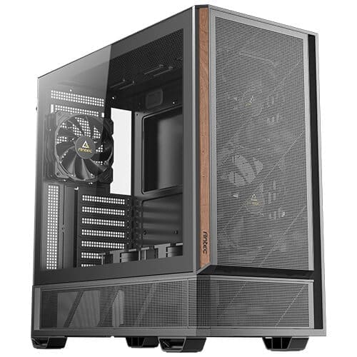 Antec P30 Air 478×222×465 mm, Steel+Plastic+Wood, ATX/mATX/ITX, 4mm TG, 2xUSB3.0, Type-C, 7 slots, 2/1×3.5"/2.5", fans 5, GPU 405 mm Mid Tower Case