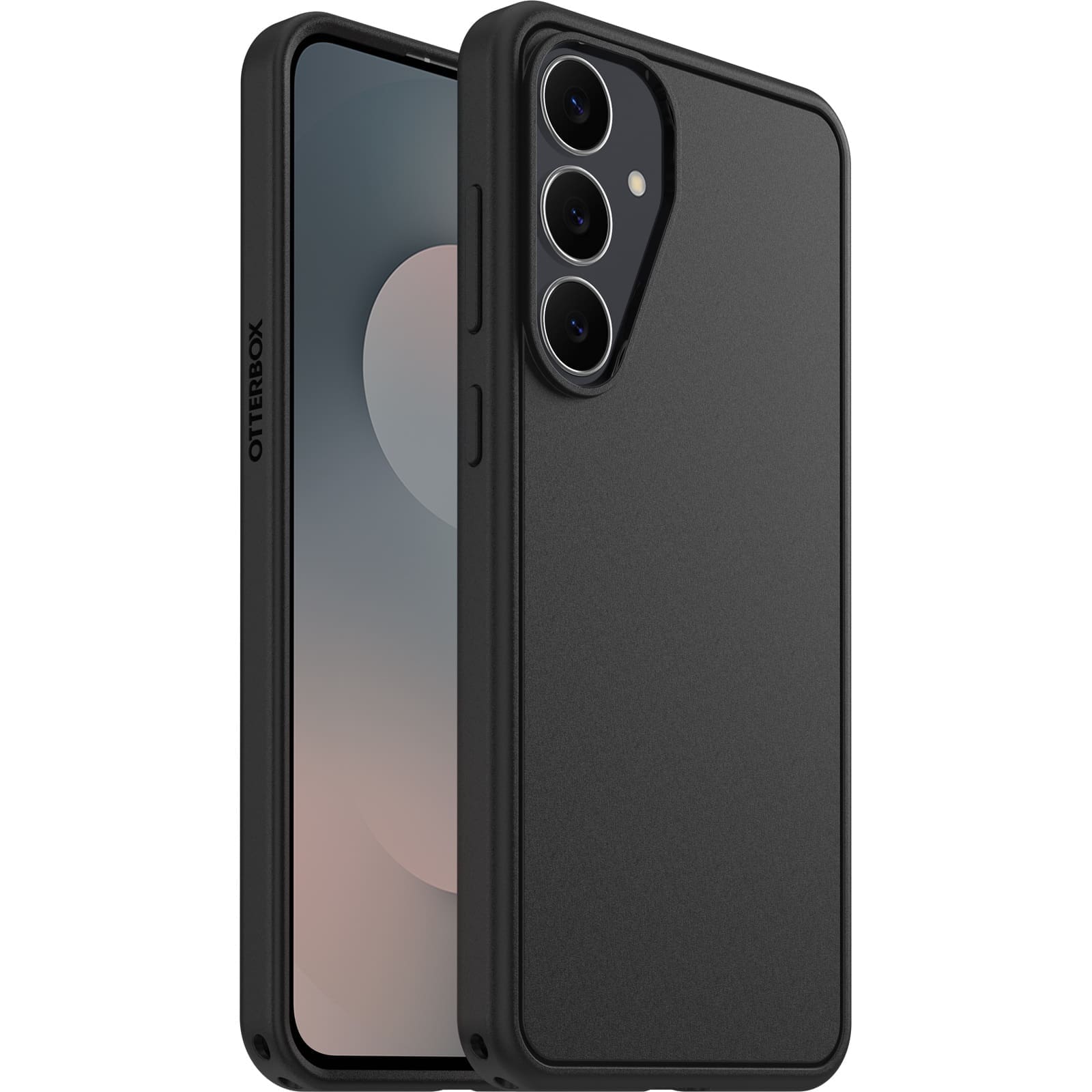 OtterBox Symmetry Samsung Galaxy S25 FE 5G (6.7") Case Black - (77-99258), DROP+ 3X Military Standard, Raised Edges, Ultra-Sleek, 7 Years Warranty