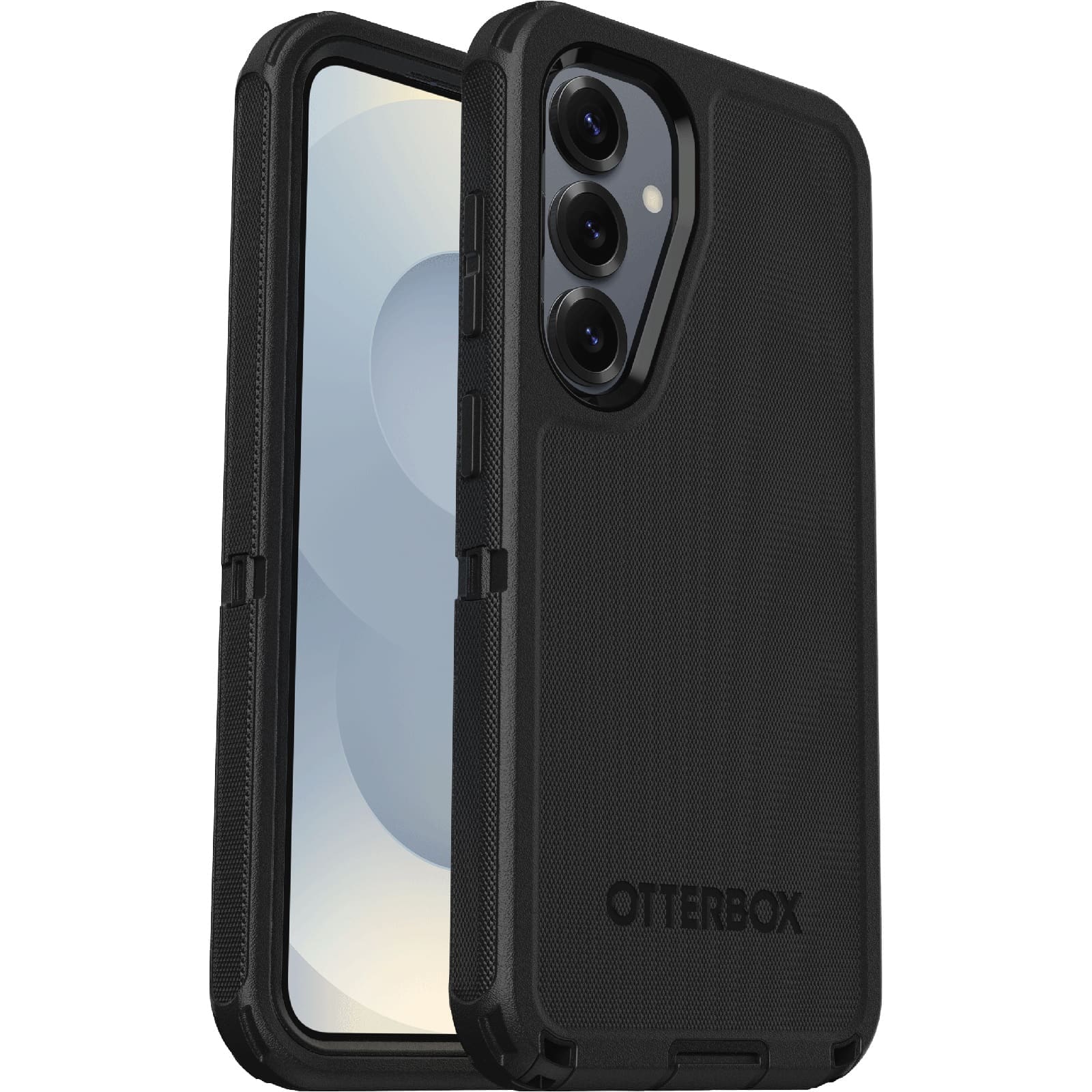 OtterBox Defender Samsung Galaxy S25 5G / Galaxy S24 5G (6.2") Case Black - (77-97334), DROP+ 7X Military Standard, 7 Years Warranty