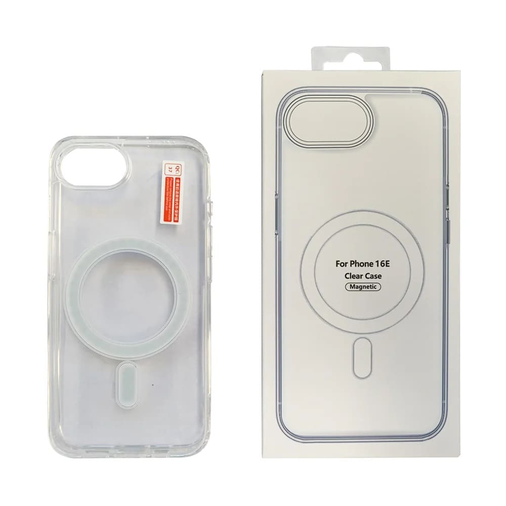 USP Apple iPhone 17e / iPhone 16e (6.1") Clear Case with MagSafe - Built-in magnets, Scratch Resistant, Crystal Clear,Shockproof, 5 Years Warranty