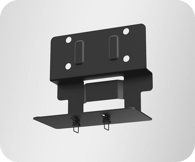 Yealink MD-AVBracket-S mounting bracket securely attaches MB A25, A40, SmartVision 40 to meeting display