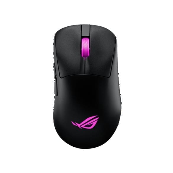 ASUS ROG Keris II Origin Gaming Mouse Black, ROG Micro Switch II, USB/Bluetooth/RF 2.4GHz, 8000 Hz, AURA Sync, 2 m paracord
