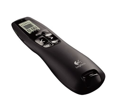 (LS) Logitech R800 Laser Presentation Remote LCD display time tracking 30m Range, 2.4GHz Instuitive slideshow controls ~MILT-R700PRO 910-003508