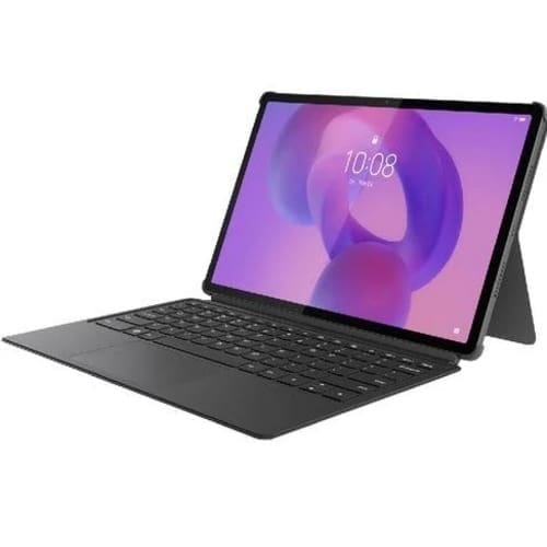 Lenovo Folio Keyboard for Idea Tab Plus (12.1") - Luna Grey (ZG38C07532), Lightweight,Built-in holder, Ergonomic Typing Comfort, 1 Year Warranty