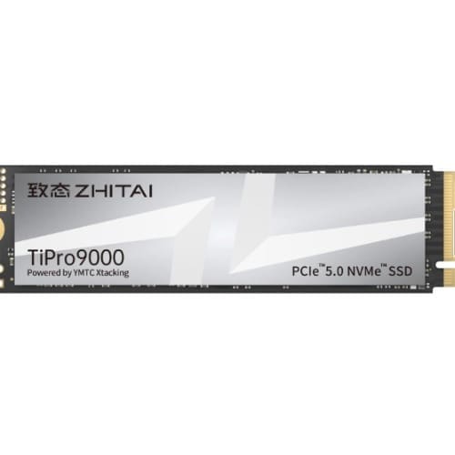 YMTC ZhiTai TiPro9000 SSD 1TB M.2 2280 YMTC Xtacking 4.0 TLC Chip PCle Gen 5 X 4.0 14,900MB/s 13,500MB/s R/W 600 TBW 5Y warranty