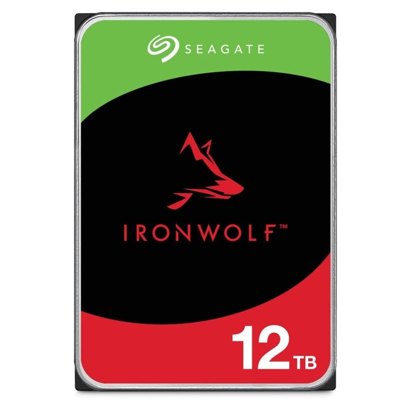 Seagate 12TB 3.5" IronWolf SATA3 NAS 24x7 7200RPM Performance HDD (ST12000VN0008) 3 Years Warranty