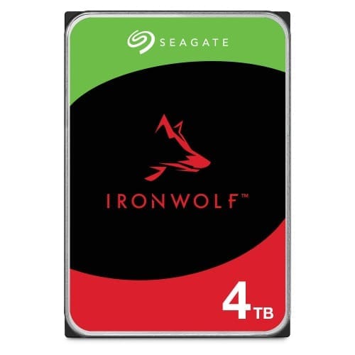 Seagate 4TB 3.5" IronWolf NAS 5400 RPM 256MB Cache SATA 6.0Gb/s 3.5" HDD (ST4000VN006)