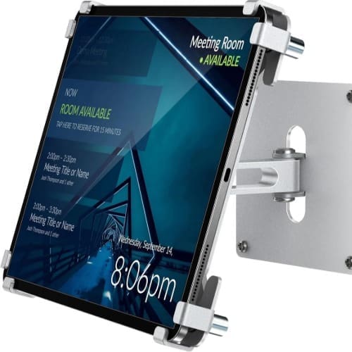 USP Universal Anti-Theft iPad Tablet Wall Mount - Silver, 360° Rotation, Firts 9.7" to 13",Perfect for iPad Galaxy Tab, 5 Years Warranty